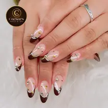 Custom manicure design Houston TX