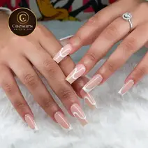 Custom nail design at Caesars Nails Spa