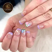 Nail art close-up Caesars Nails Houston