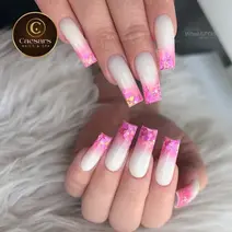 Nail design at Caesars Nails Spa Houston