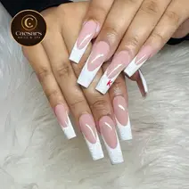 Nail design custom art Caesars Houston