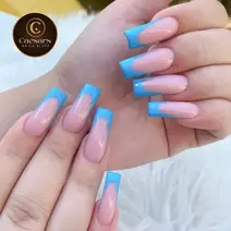 Nail design close-up Houston salon