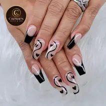 Custom nail art Caesars Nails Spa