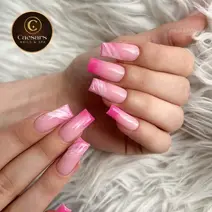 Gel nail design Houston TX salon