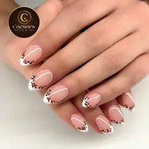 Gel nail design Caesars Nails Spa