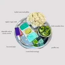 Cucumber pedicure treatment products Houston salon