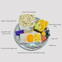 Lavender pedicure spa treatment products Houston