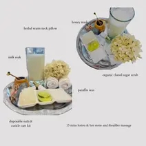 Rose milk pedicure treatment products Houston